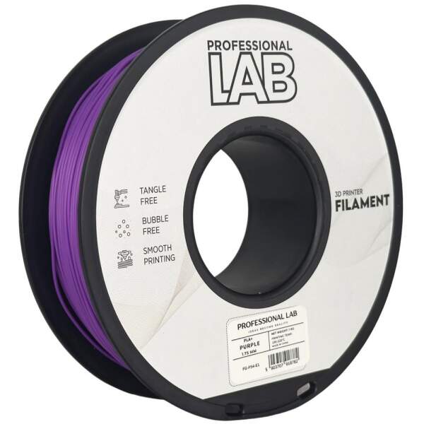PLA+ PLA Plus Lila Robust FDM 3D Drucker Filament 1,75mm 1kg Prof. Lab Rolle