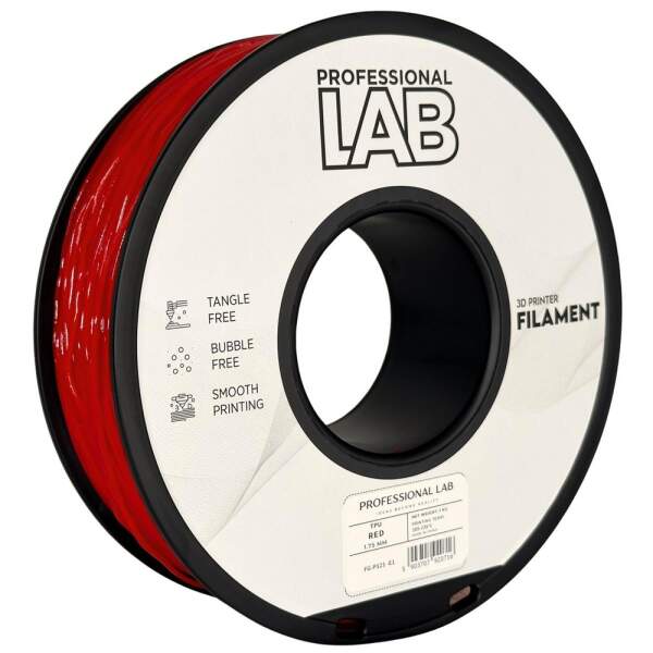 TPU Filament flexibel 1,75mm 1kg Rot - Prof. Lab