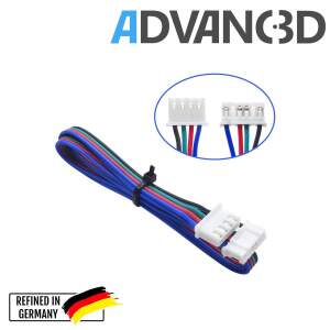 Advanc3D Motor Kabel 6pin JST PH2.0 mit 4pin JST XH2.54 Anschlu&szlig; 50cm Stepper vorne