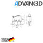 Advanc3D Micro schakelaar 3 pins 3A-5A 125V-250V SS-5GL 20x10x6mm plat