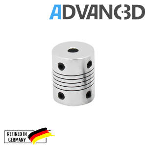 Advanc3D Flexible Wellen Kupplung Motorkupplung 5 mm auf...