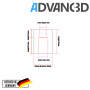Advanc3D fleksibel akselkobling Motorkobling 5 mm til 8 mm aluminium 18 x 25 mm