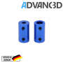 Advanc3D Starre Wellen Kupplung Motorkupplung 5 mm auf 8 mm Aluminium 14 x 25mm vorne