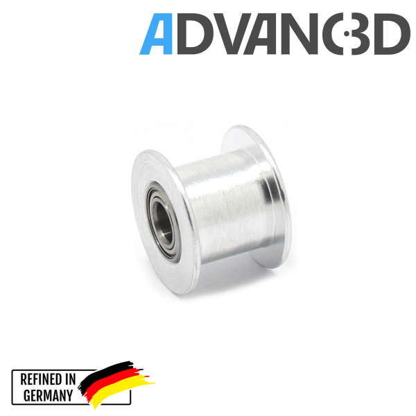 Idler Pulley Kugelgelagert ID5OD18 no tooth for 6mm width belt--Timing Pulley with bearing vorne