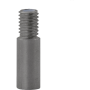 Throat Hals-Schraube Stahl M6x23mm f&uuml;r 3.00mm Filament Absatz mit PTFE inliner seite