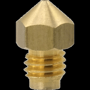 Advanc3D M5 Nozzle neue Version M5 thread nozzle 1.75mm-0.4mm f&uuml;r PTFE Inlay vorne