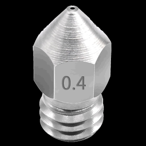 Advanc3D MK8 Nozzle aus Edelstahl X 8 CrNiS 18 9 in 0.4mm...