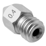 Advanc3D MK8 Nozzle aus Edelstahl X 8 CrNiS 18 9 in 0.4mm f&uuml;r 1.75mm Filament seite