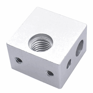Advanc3D Heizblock Makerbot extruder heating block passend f&uuml;r Kupfereinsatz vorne