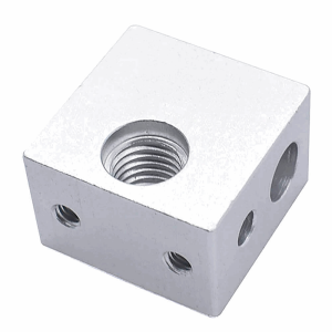 Advanc3D Heizblock Makerbot extruder heating block passend für Kupfereinsatz vorne