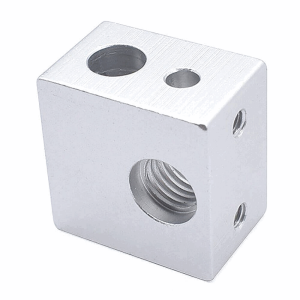 Heizblock Makerbot extruder heating block passend f&uuml;r Kupfereinsatz detail