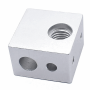 Heizblock Makerbot extruder heating block passend f&uuml;r Kupfereinsatz seite