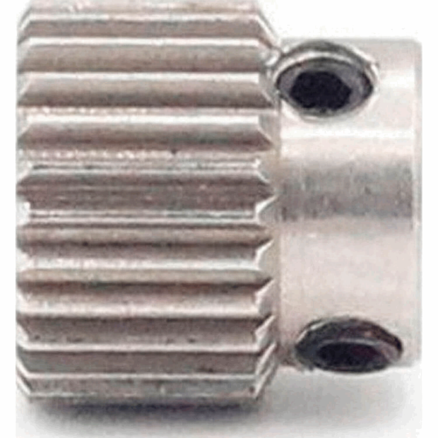 Advanc3D MK7 / MK8 Feederrad f&uuml;r 1,75 - 3mm Filament 26 Z&auml;hne Stahl Gear Extruder seite