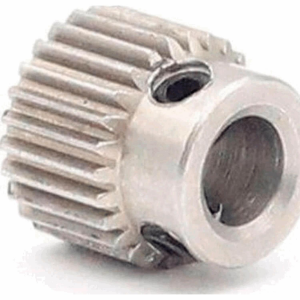 Advanc3D MK7 / MK8 Feeder Wheel til 1,75 - 3mm filament 26 t&aelig;nder st&aring;lgear ekstruder