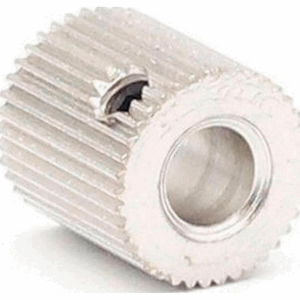 Advanc3D MK7 / MK8 Feeder Wheel f&ouml;r 1,75 - 3mm filament 38 t&auml;nder st&aring;lv&auml;xel Extruder