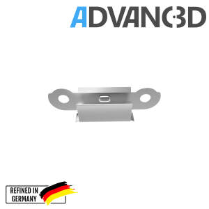 Advanc3D Heizbett Klammer Build Platform Glass Retainer Back f&uuml;r Ultimaker Ender A10 seite